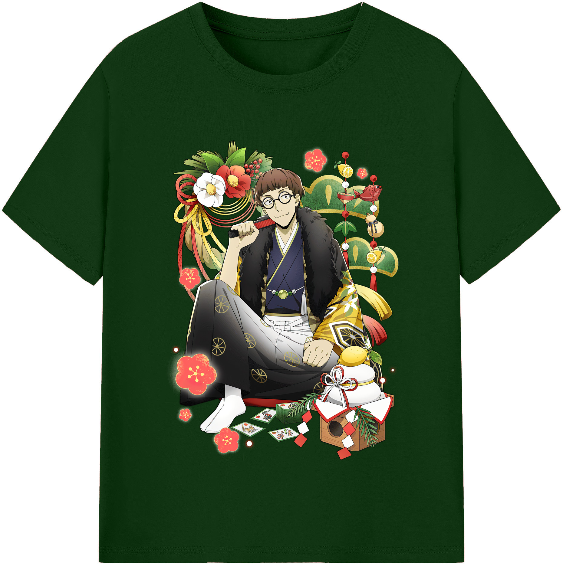 （画像用） 文豪ストレイドッグス Bungo Stray Dogs 綿100％半袖Tシャツ（フロントプリント）